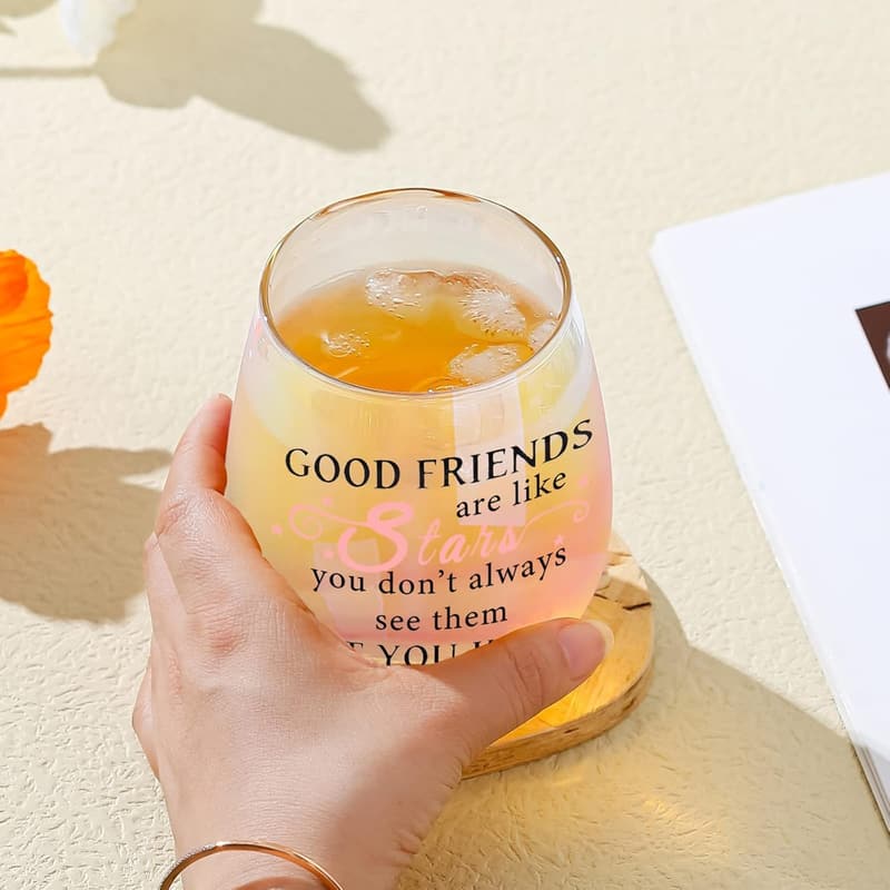 Personalized Wine Glasses for Women's Birthday Gifts