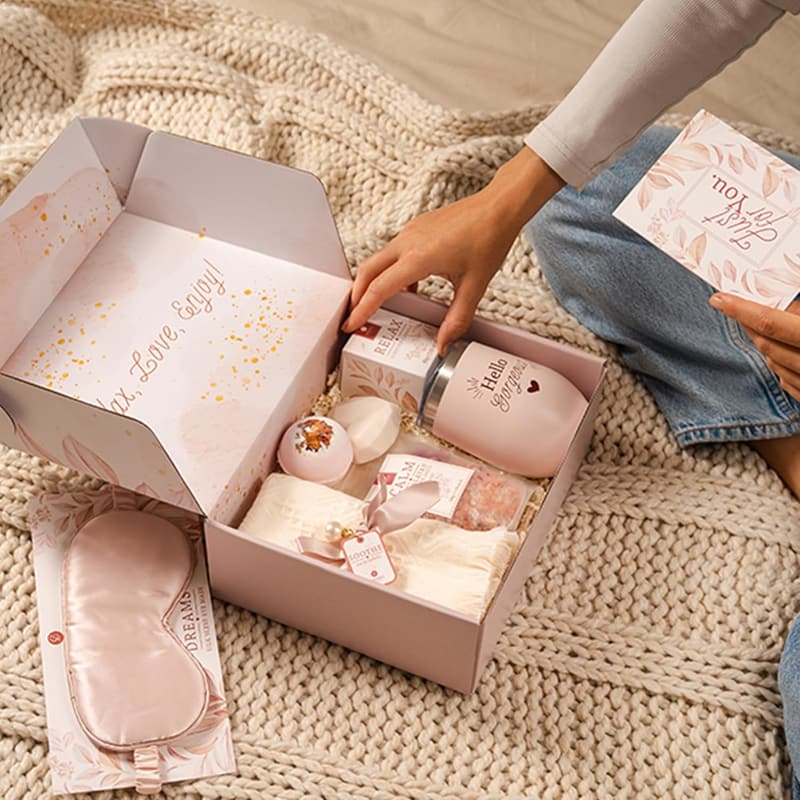 Birthday Spa Gift Set for Women - 9 Unique Relaxation Essentials