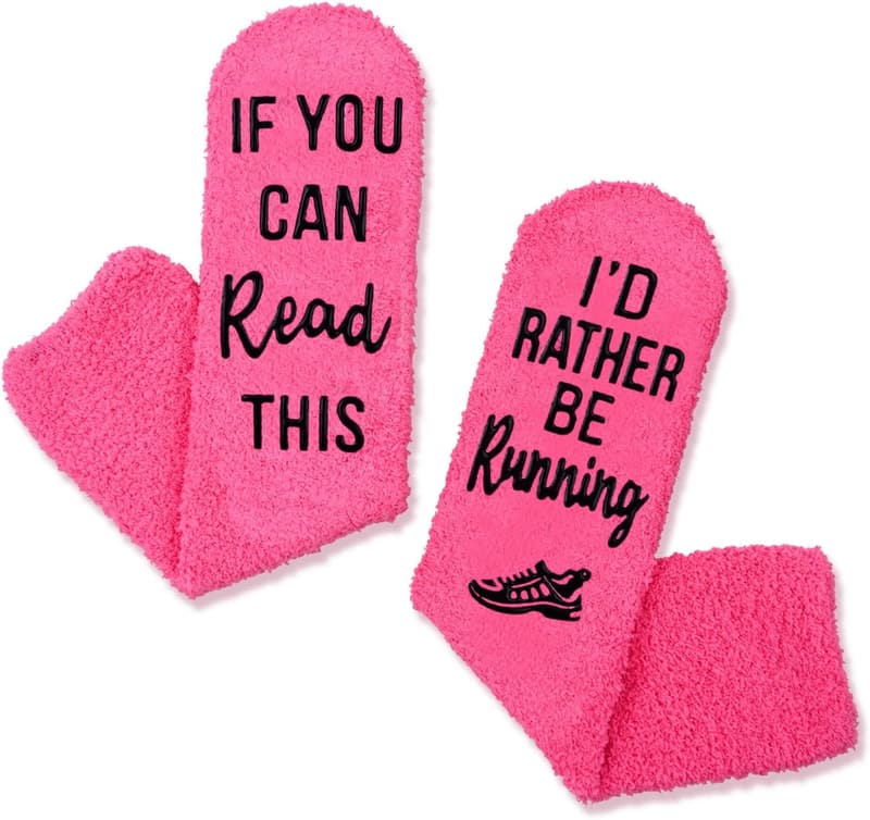 Fuzzy Socks for Women - Fun Gifts for Runners