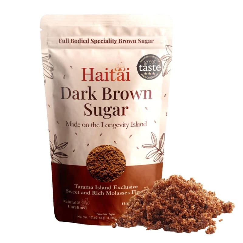 Haitai Longevity Island Black Sugar Powder, 500g - Japanese Delicacy