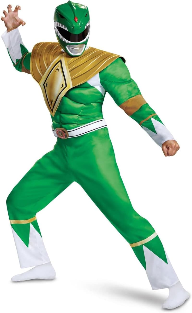 Green Ranger Classic Muscle Costume for Men