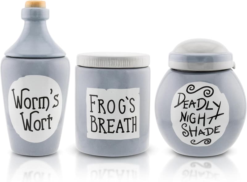 Disney Nightmare Before Christmas Sally 3-Piece Ceramic Storage Set