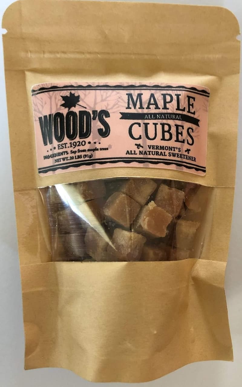Maple Sugar Cubes - Natural Sweetener for Coffee & Tea