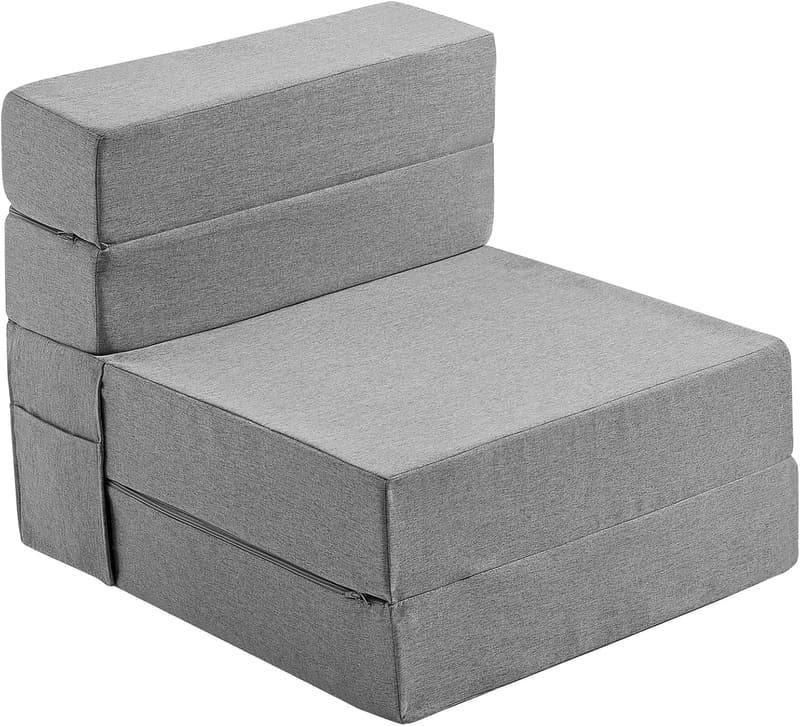 Convertible Memory Foam Sofa Bed for Guest Sleepovers