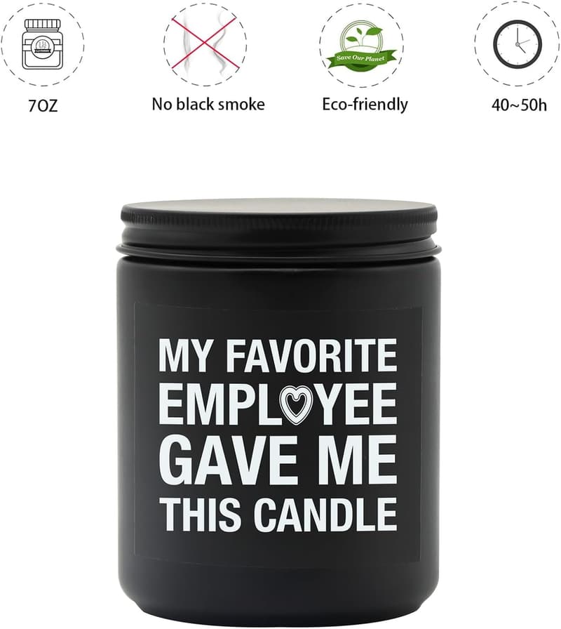 Boss's Day Vanilla Soy Candle (7oz) - Perfect Gift for Men