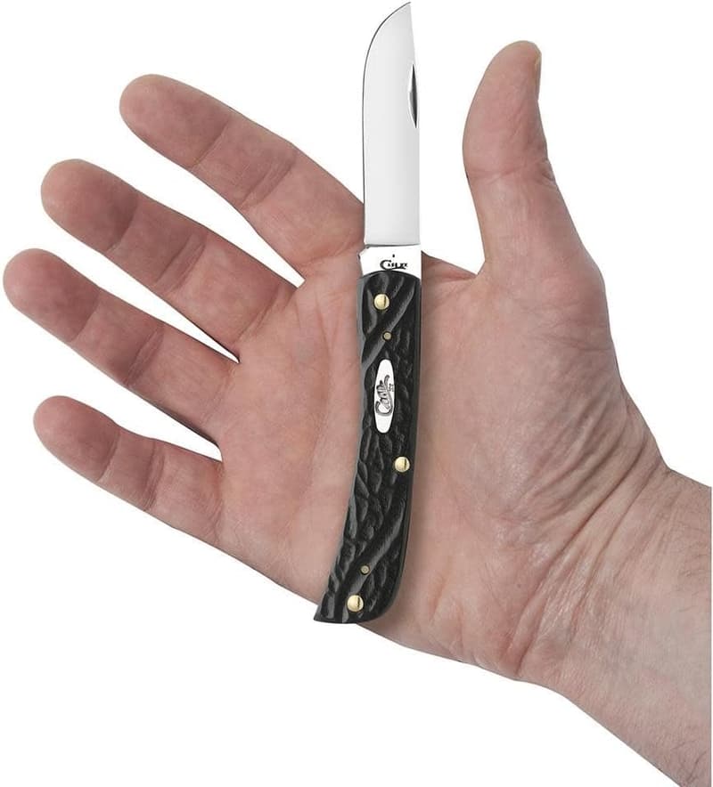 Personalized Black Sod Buster JR Pocket Knife with Free Engraving