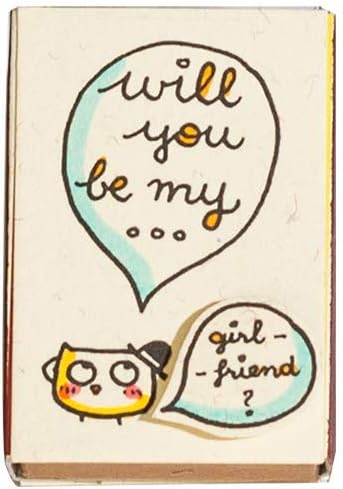 Handmade Anniversary Card - 'Will You Be My Girlfriend'