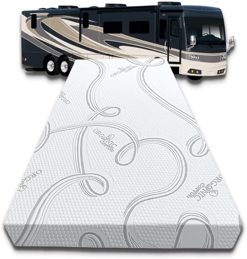 Medium Firm Gel Memory Foam RV Mattress Replacement - 30