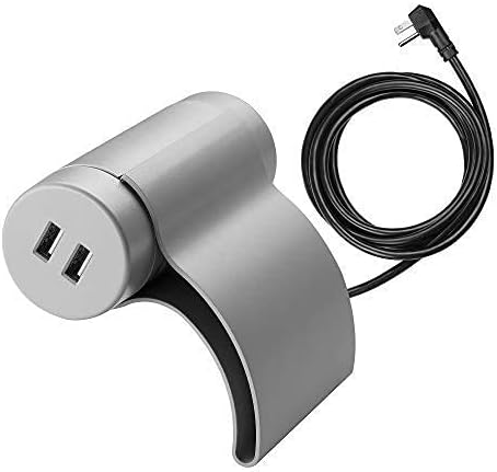 10ft Extension Cord with USB Ports and Low Profile Plug