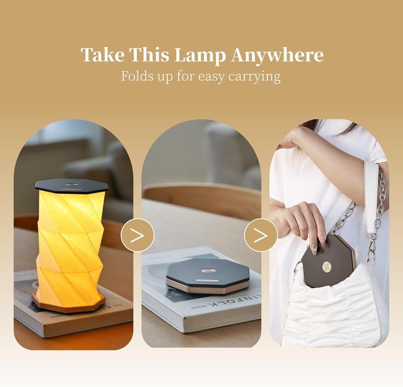Rechargeable Touch Dimmer Travel Lamp for Couples & Individuals