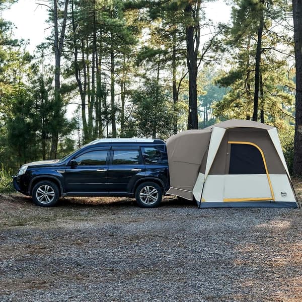 5-Person Portable SUV Tent with Movie Screen & Rainfly
