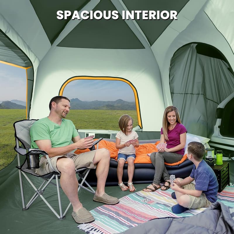 SUV Camping Tent Attachment for 4-6 People, Waterproof Tailgate Tent