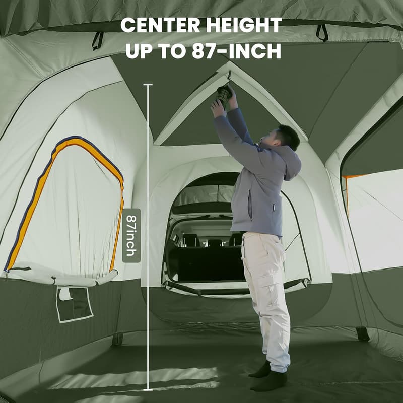SUV Camping Tent Attachment for 4-6 People, Waterproof Tailgate Tent