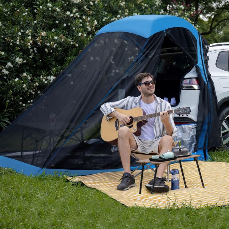 Lightweight 6' x 6.5' SUV Tailgate Tent for Camping