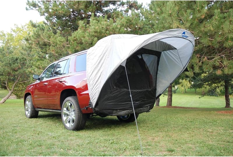 SUV Tailgate Tent with Awning Shade & Mesh Door