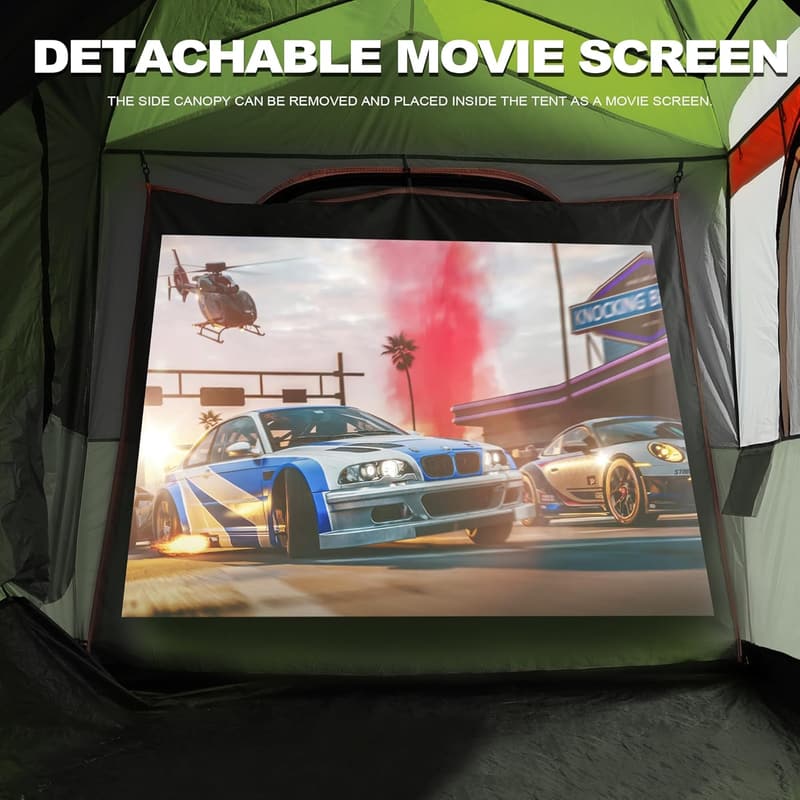 Spacious Waterproof SUV Camping Tent for 5-8 People