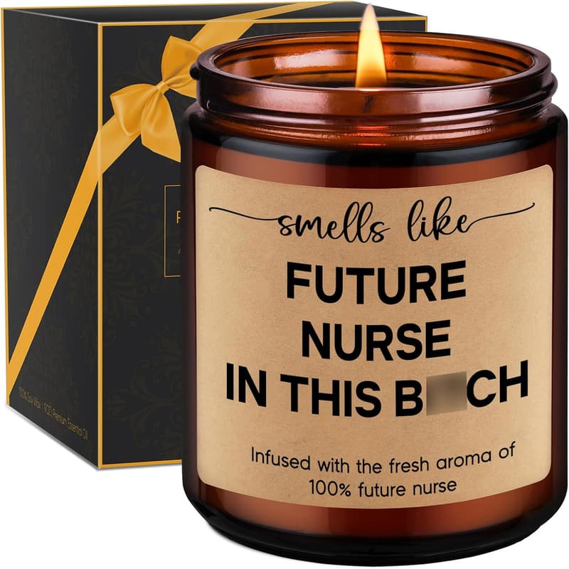 Future Nurse Candle - Funny Gift for Nursing Students