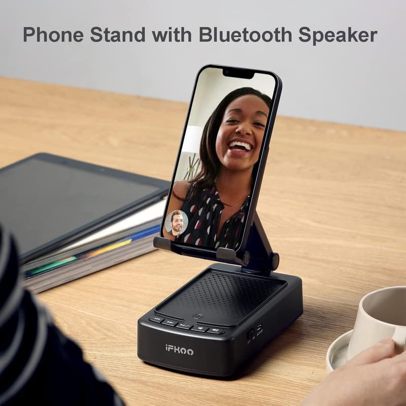 Bluetooth Speaker Phone Stand - Tech Gift for Him, Birthday