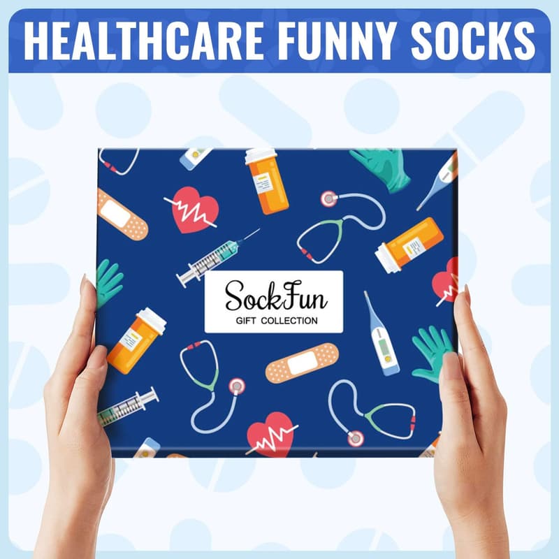 Flamingo Cat Lover Socks Gift Set for Men (2 Pack)