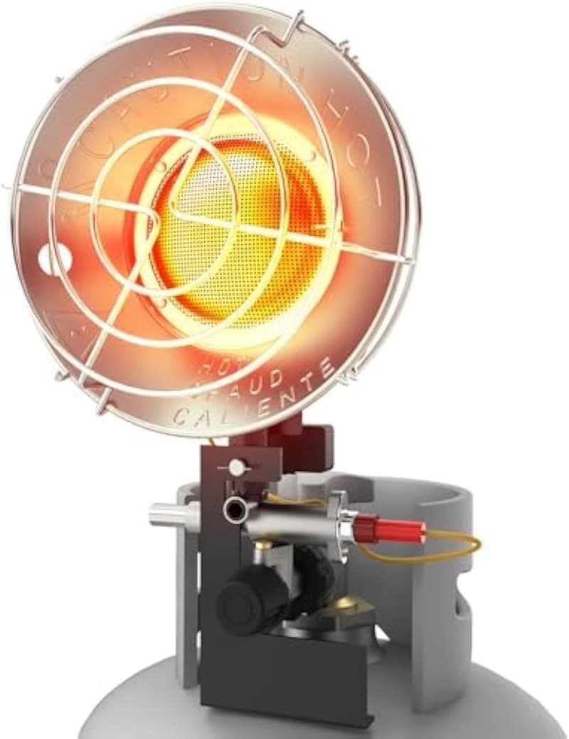 Portable 15,000 BTU Propane Heater for Camping & Outdoor Use