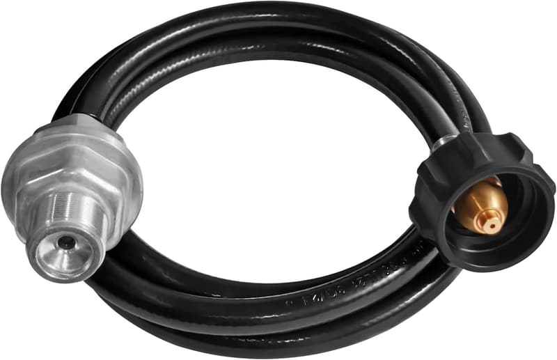 Propane Fuel Filter with Hose & QCC1 Adapter for Portable Heaters
