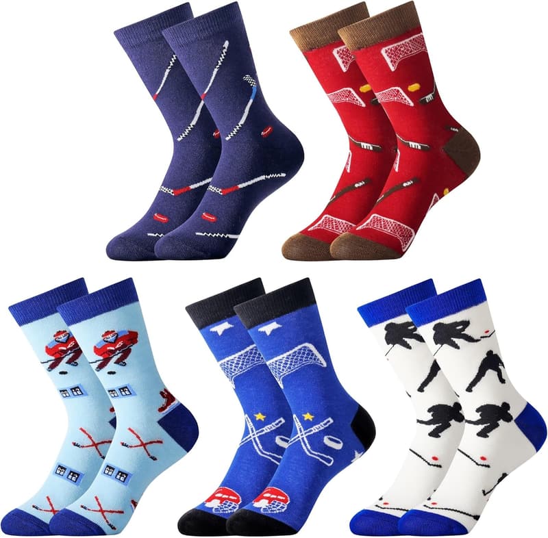 Funny Animal Crew Socks for Boys - Great Christmas Gift