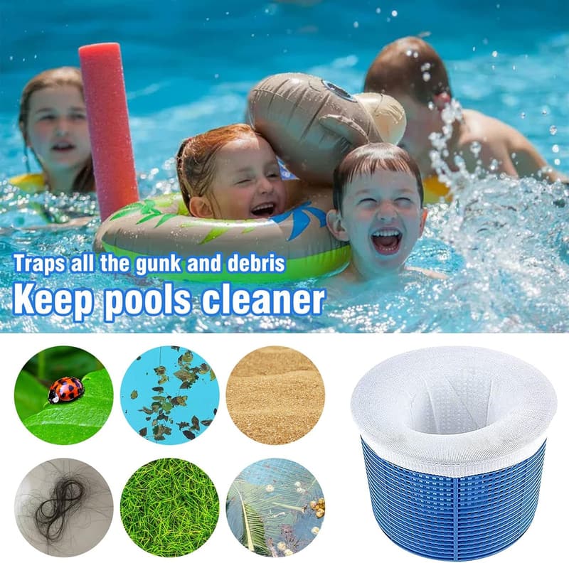 80PCS Ultra Fine Mesh Pool Skimmer Filter Socks