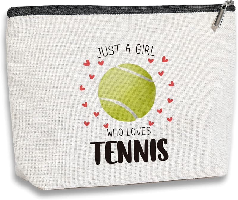 Makeup Bag for Tennis Players - Birthday Gift for Her