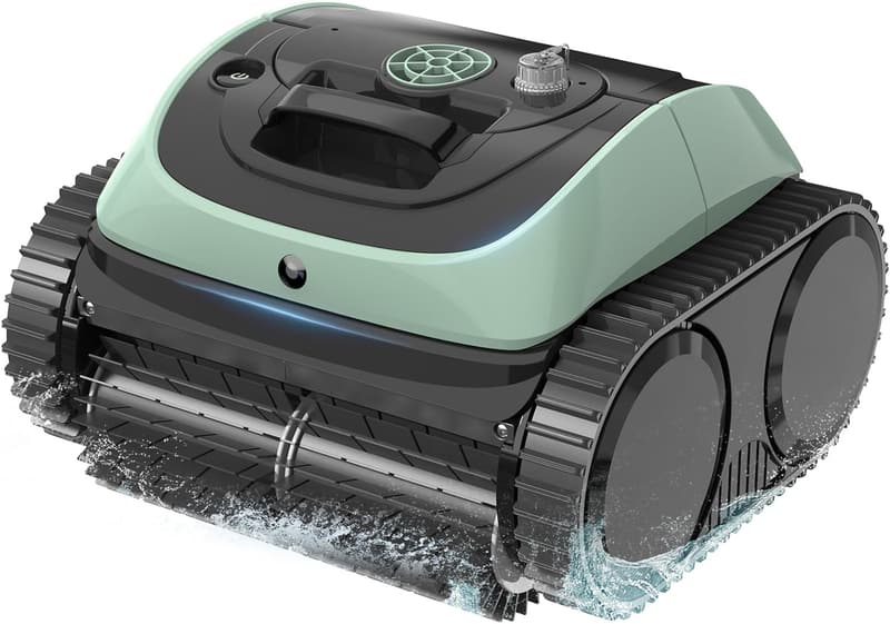Cordless Robotic Pool Vacuum for Inground Pools, 150 Min Runtime