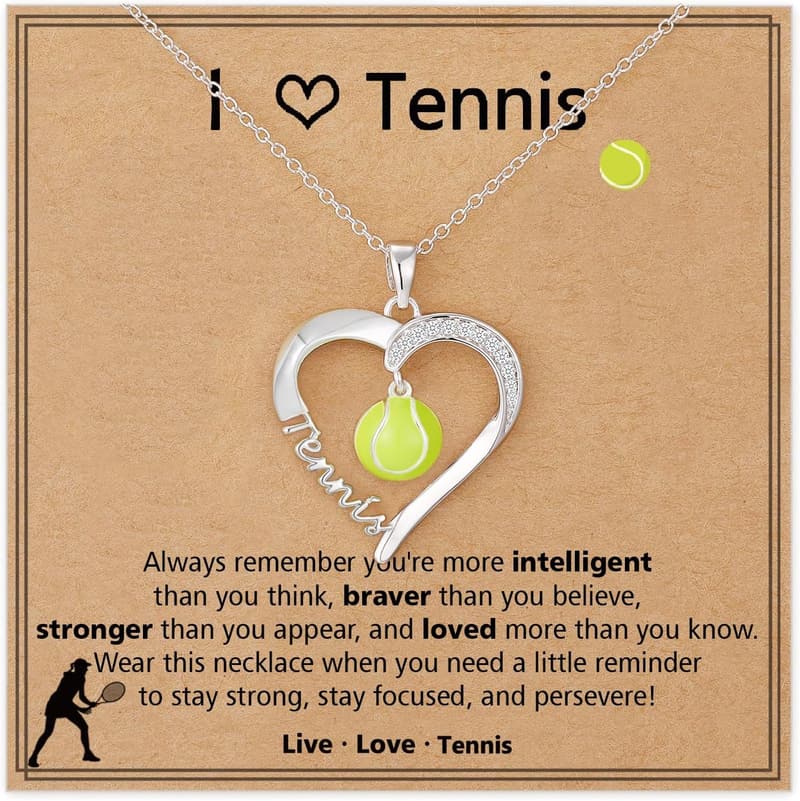 Sport Necklace Gift for Teens - Volleyball/Softball/Basketball/Baseball, 16-19 Inches