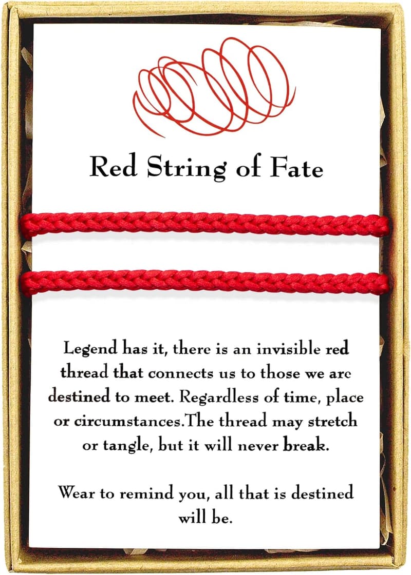 Handmade Red String Bracelets for Couples - Kabbalah Good Luck