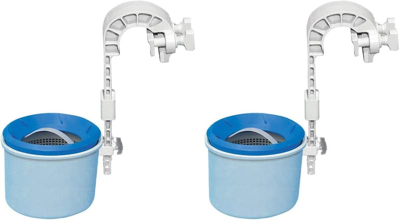 Intex Deluxe Automatic Pool Skimmer with Strainer Basket, 2 Pack