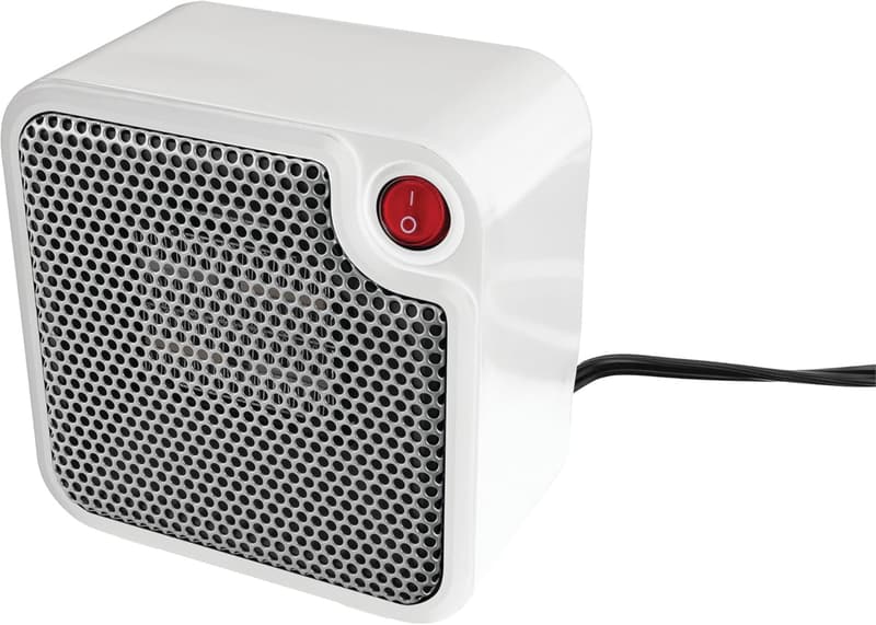250W Personal Space Heater for Home Use, White