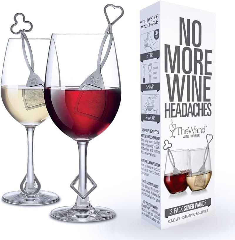 Wine Wand Purifier with 3 Filters for Allergies & Sensitivities
