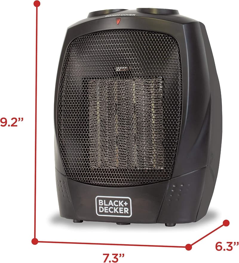 Portable Space Heater with Carry Handle for Easy Transport