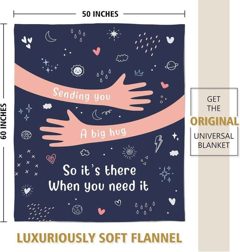 Get Well Blanket for Women & Men - Soft Healing Throw 50
