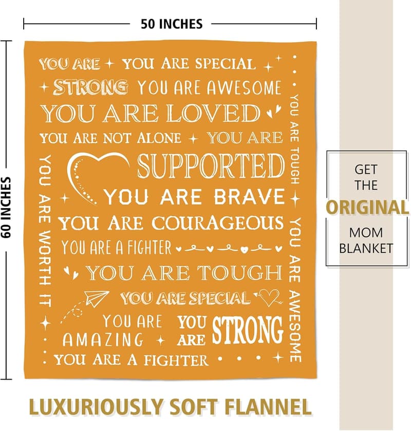 Inspirational Blanket Gift for Him/Her – 60'' x 50''
