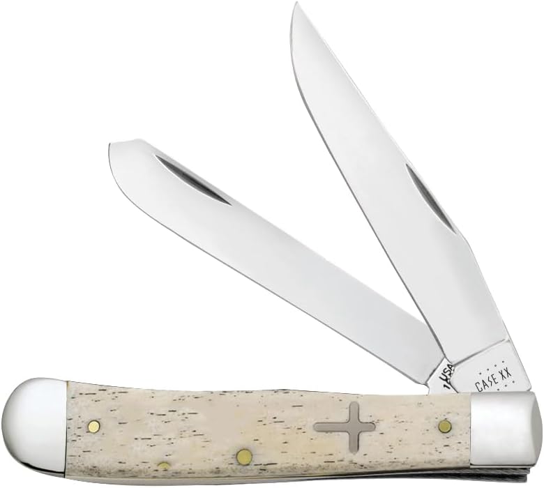 Case XX Trapper Pocket Knife with Natural Bone Handle 4.125