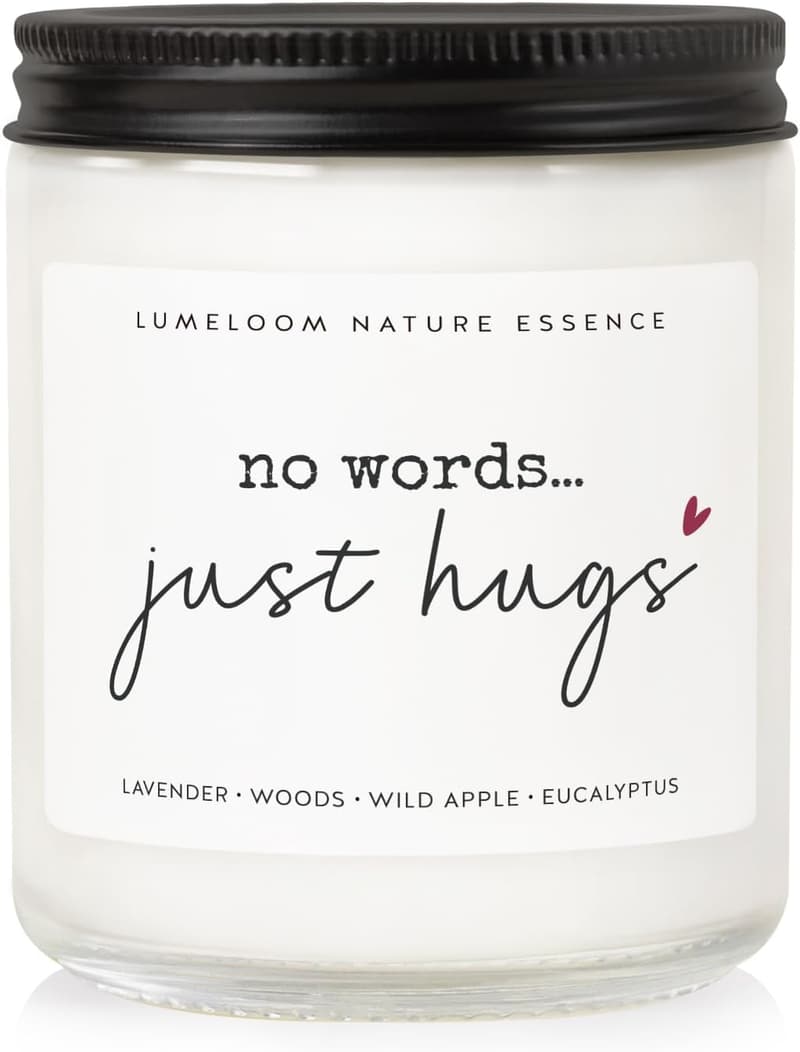 Sympathy Candle - 9oz Lavender Scented Soy Wax for Grief