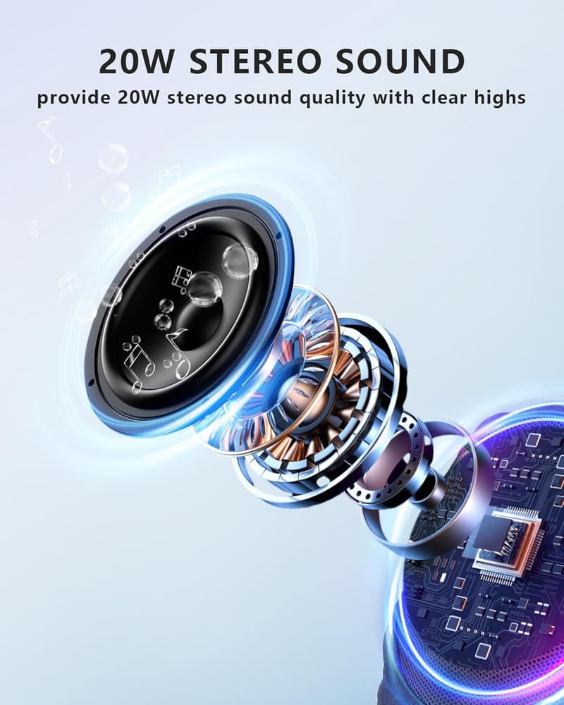 Waterproof Bluetooth Outdoor Speakers - Solar Powered Rock Speakers (2 Pack)