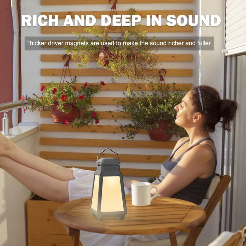 Outdoor Bluetooth Speakers with IPX5 Waterproofing and Sync Feature