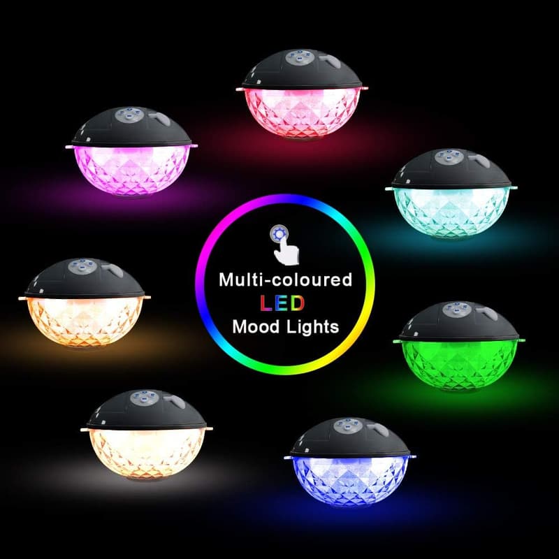 Waterproof Bluetooth Pool Speakers with Colorful Lights