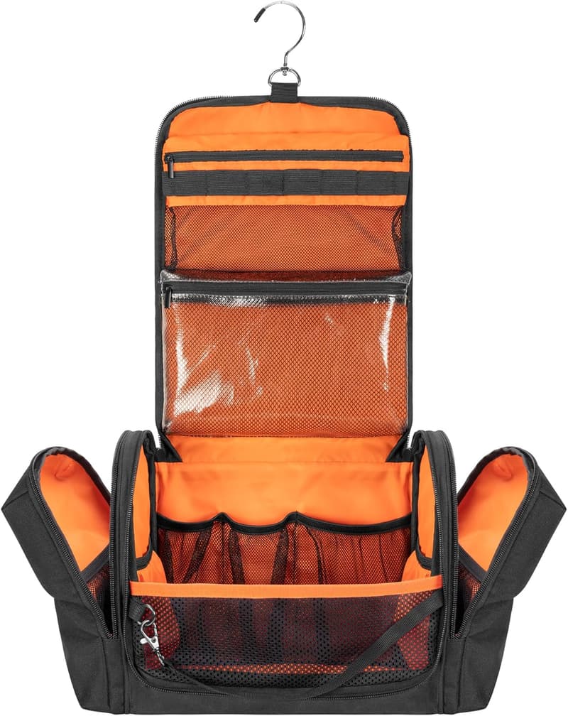 Travel Toiletry Bag for Men - Hanging Dopp Kit Organizer