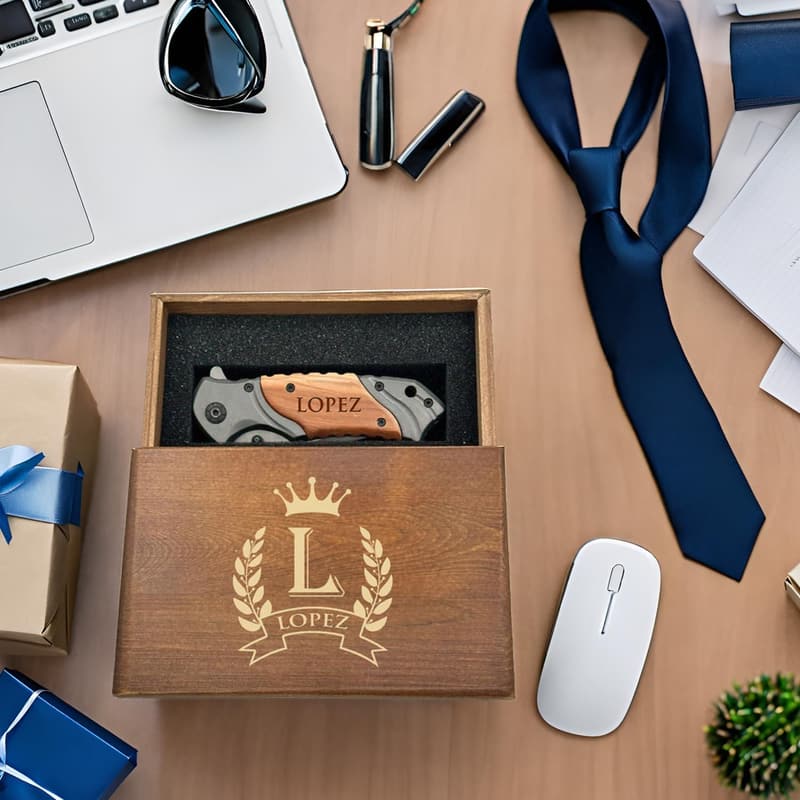 Personalized Engraved Pocket Knife for Men - Ideal Gift