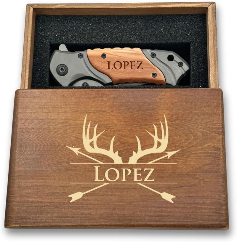 Personalized Engraved Pocket Knife for Men - Ideal Gift