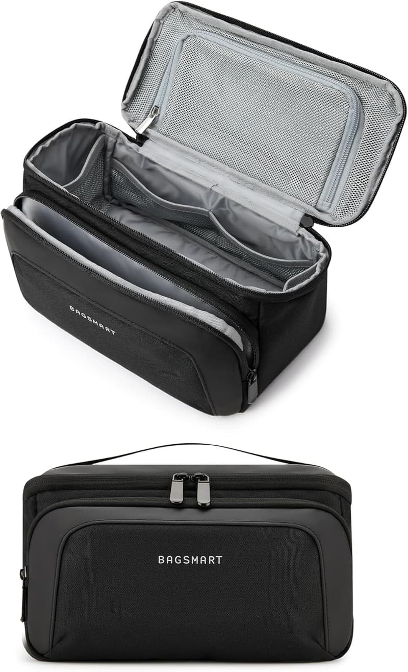 Travel Toiletry Bag for Men - Water-Resistant Dopp Kit