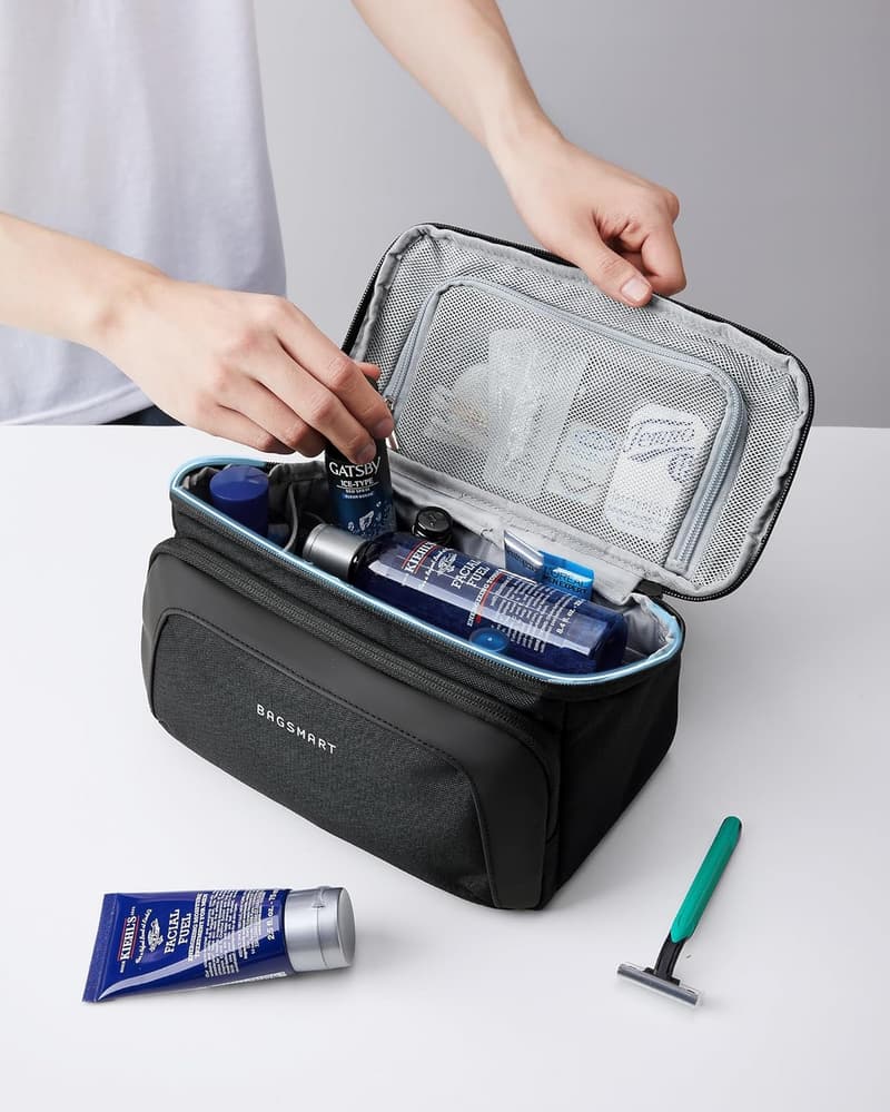 Travel Toiletry Bag for Men - Water-Resistant Dopp Kit