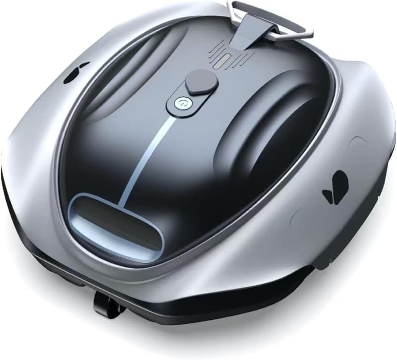 Cordless Robotic Pool Vacuum with Smart Sensor for Above-Ground Pools