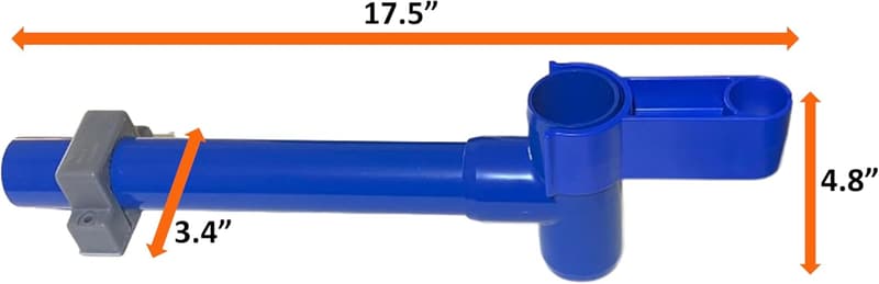 Above Ground Pool Leaf Skimmer Kit (Net Sold Separately)