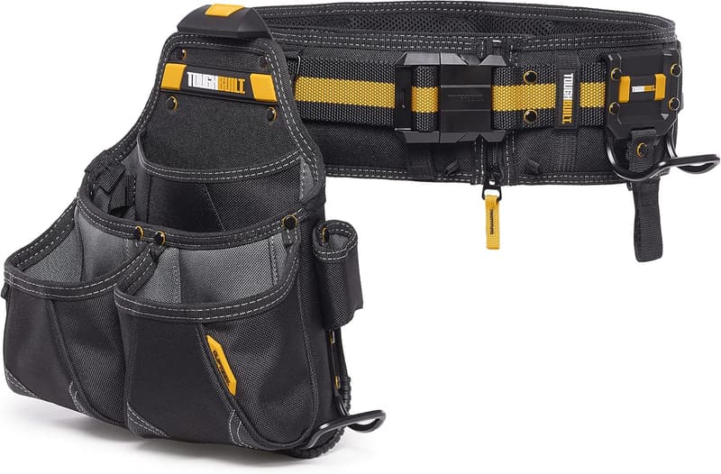 Heavy-Duty 3-Piece Handyman Tool Belt Set with Pouches